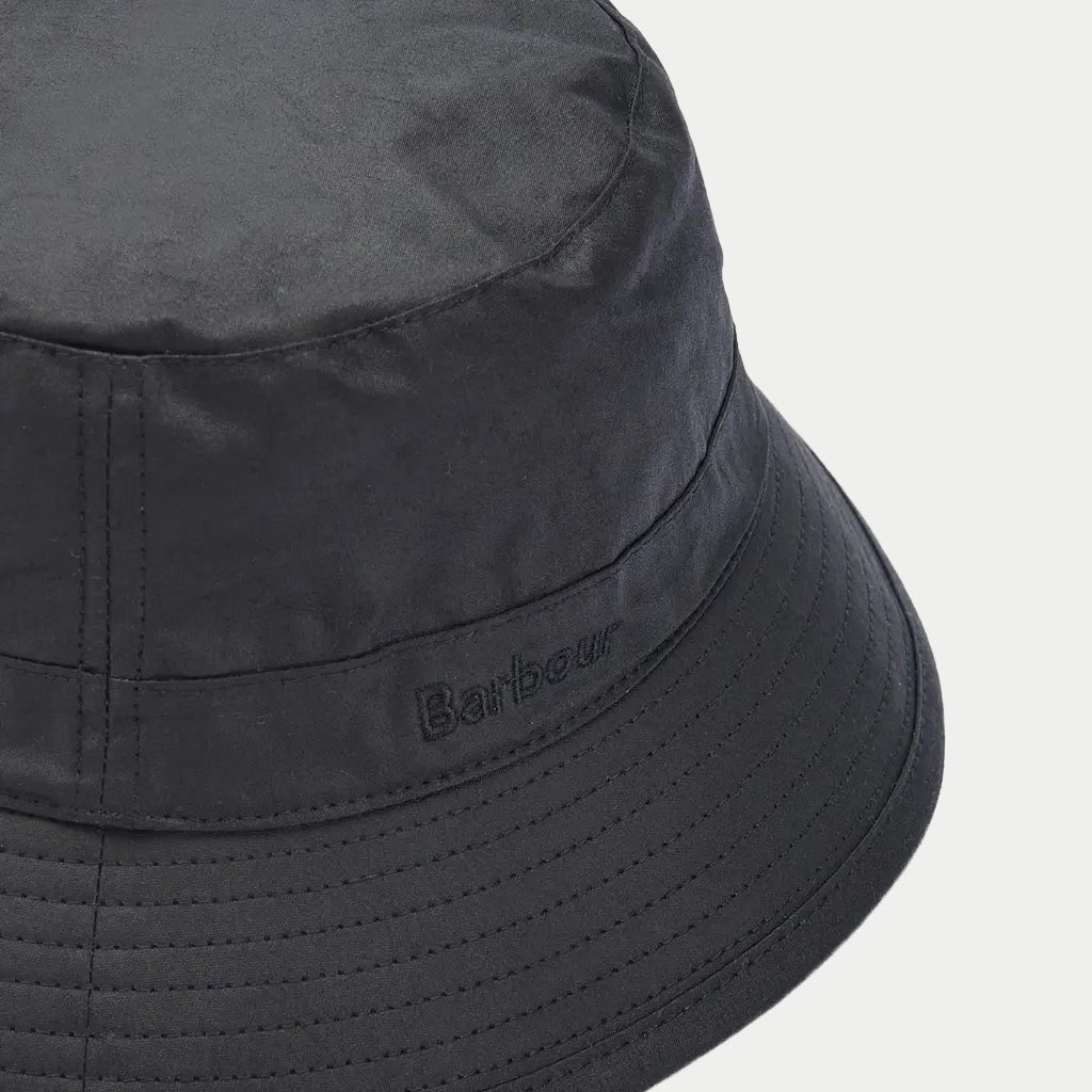 Bob Wax Bucket - Noir - Barbour - détail 3