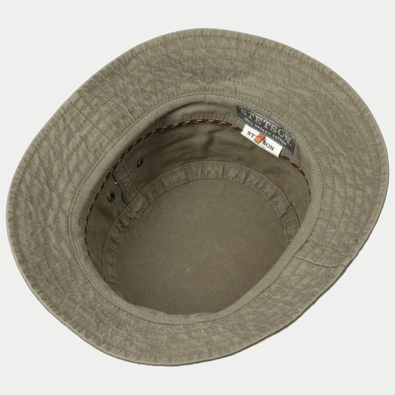 Bucket Délavé Olive - Stetson - détail 3