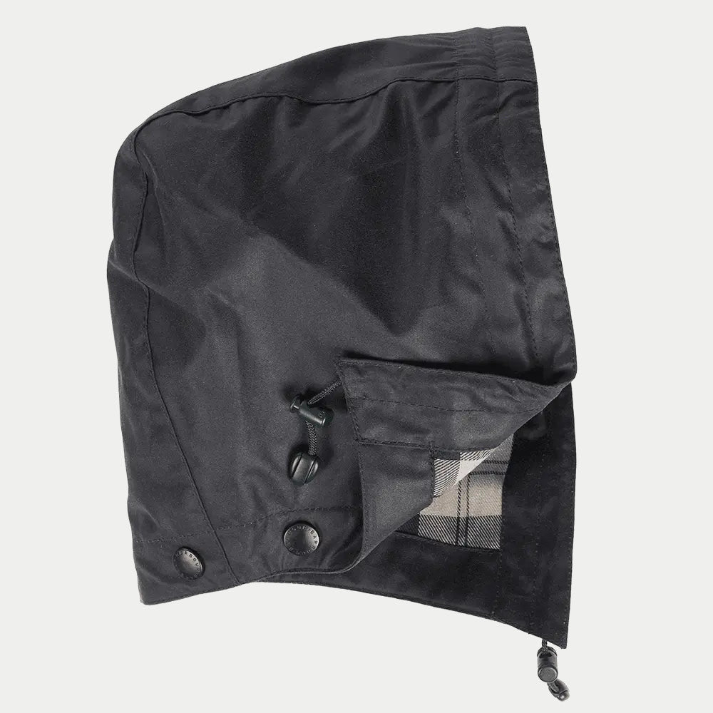 Capuche Wax Sage - Barbour - détail 2