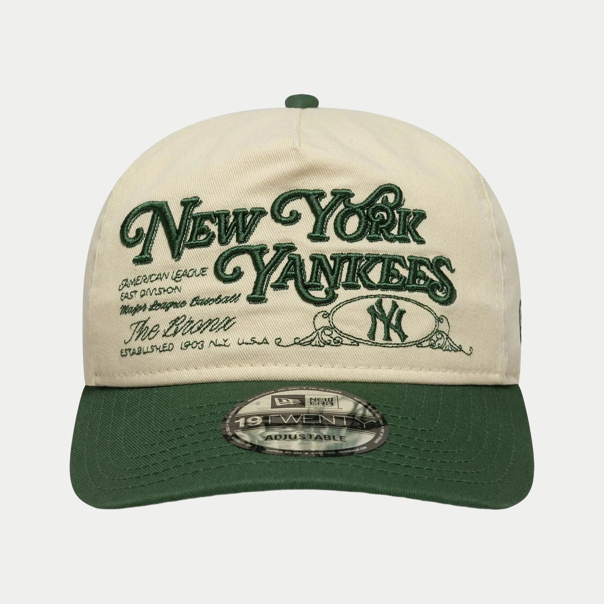 Casquette 19twenty New York Yankees Mlb Washed Graphic Vert Foncé - New Era - détail 2