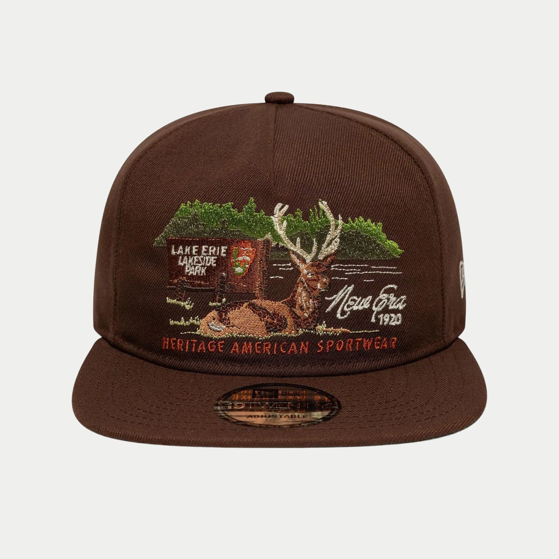 Casquette 19twenty Outdoor Graphic Marron - New Era - détail 2