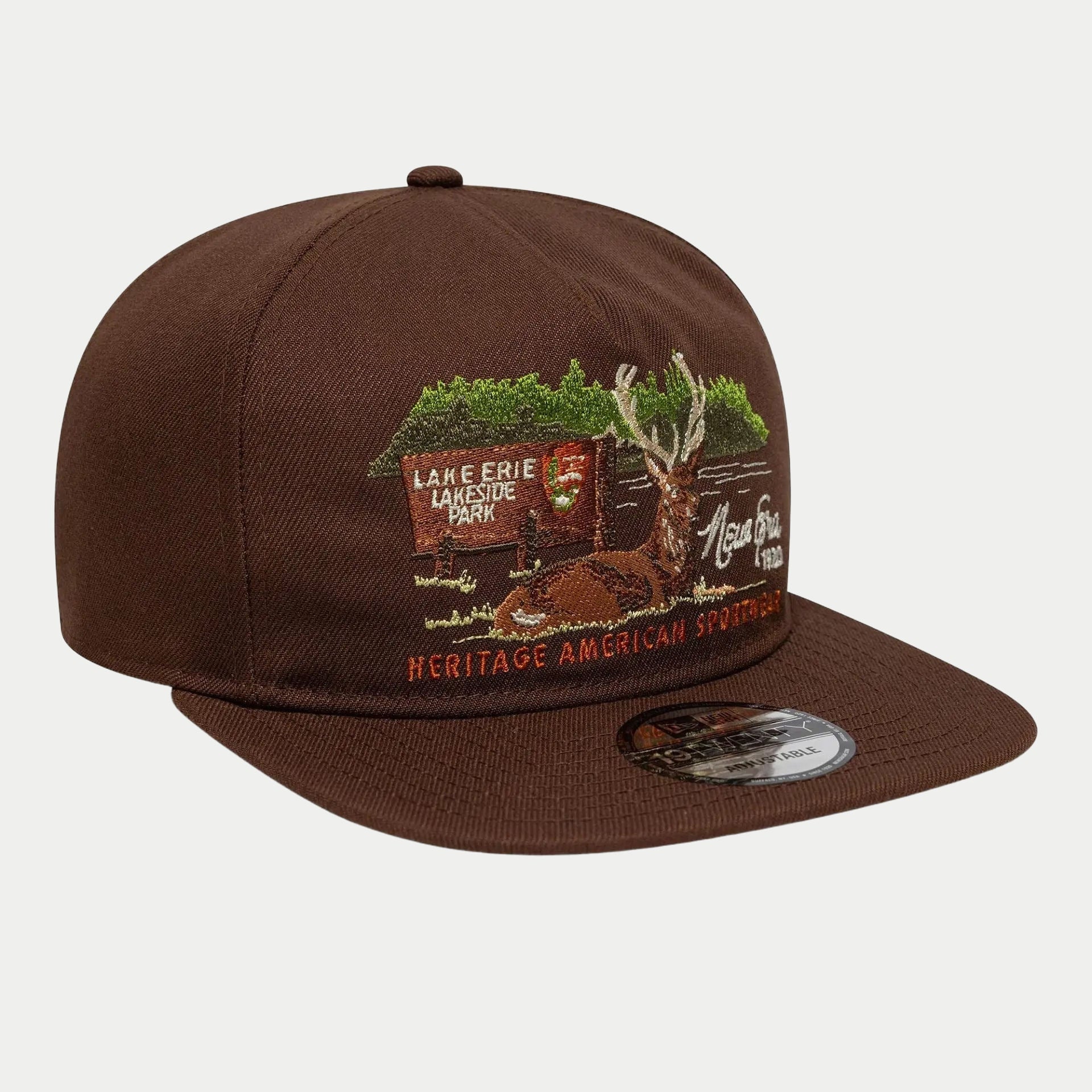 Casquette 19twenty Outdoor Graphic Marron - New Era - détail 3