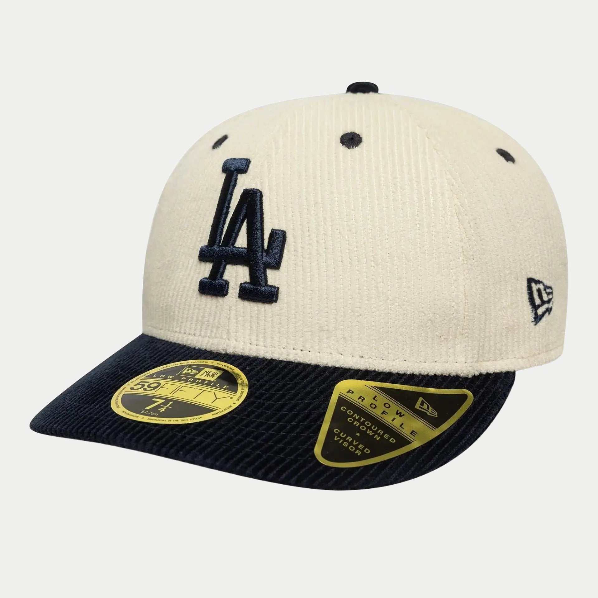 Casquette 59fifty Fitted Low Profile la Dodgers Mlb Cord - New Era