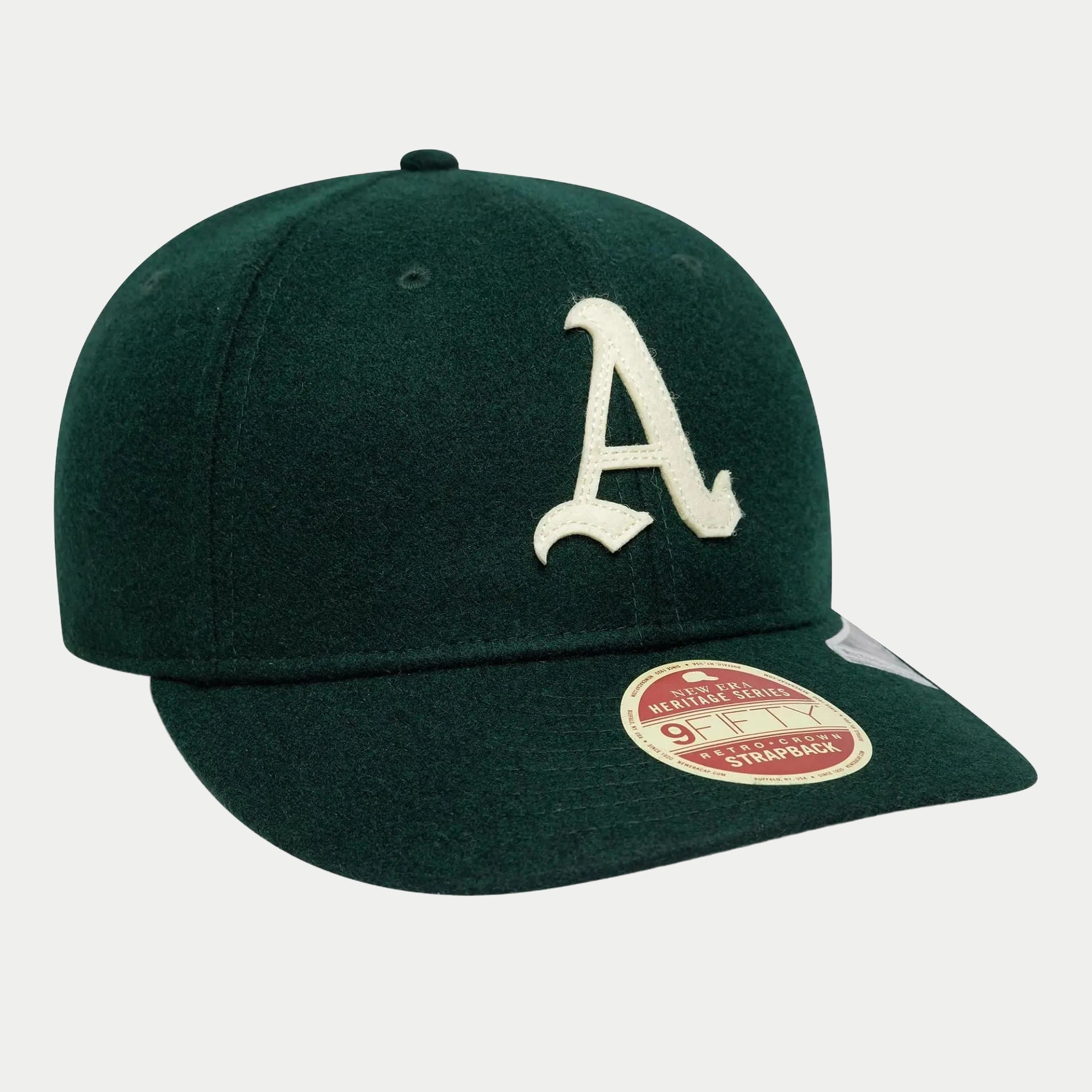 Casquette 9fifty Retro Crown Heritage Athletics Vert Foncé - New Era - détail 3