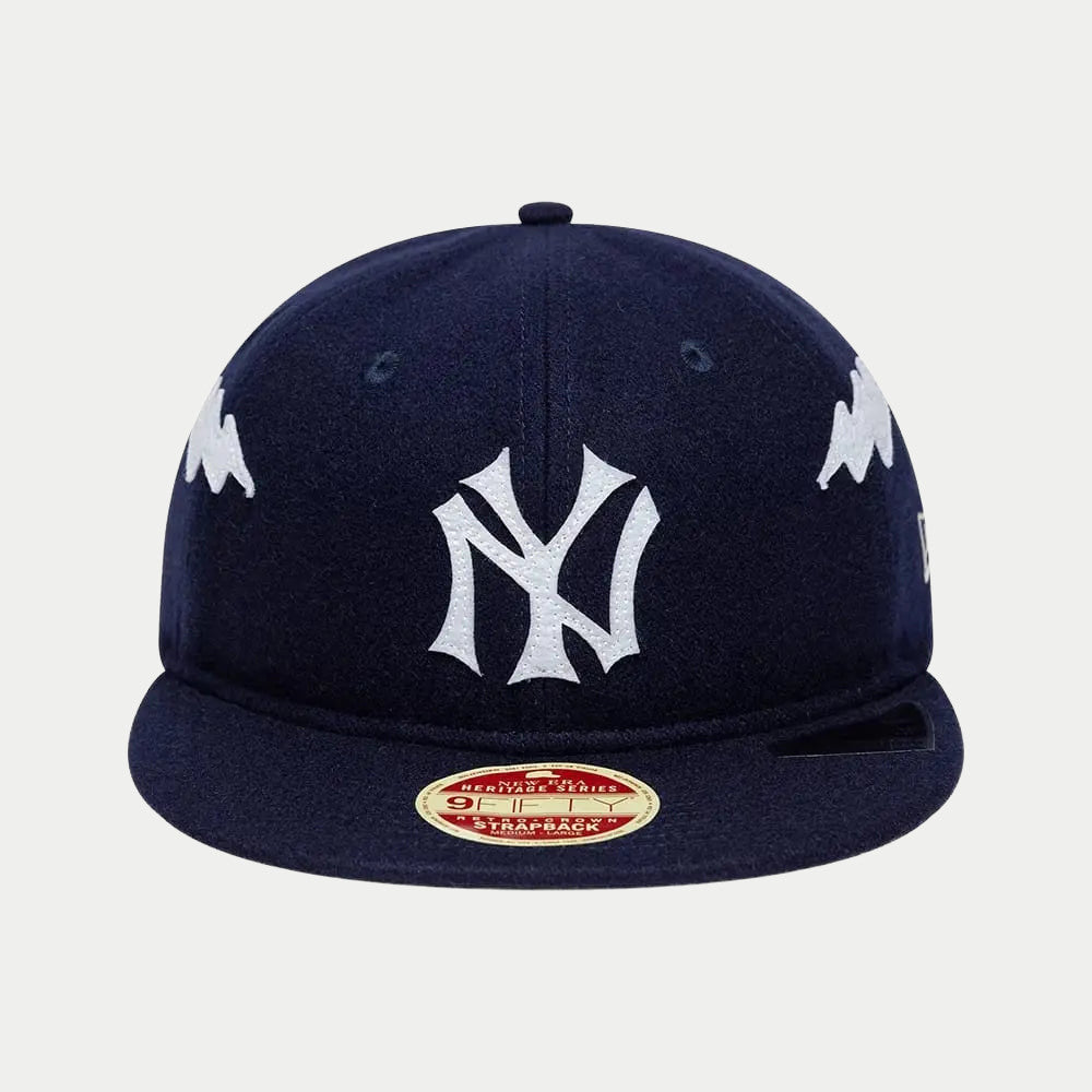 Casquette 9FIFTY Retro Crown New York Yankees MLB Heritage - Bleu Marine - New Era