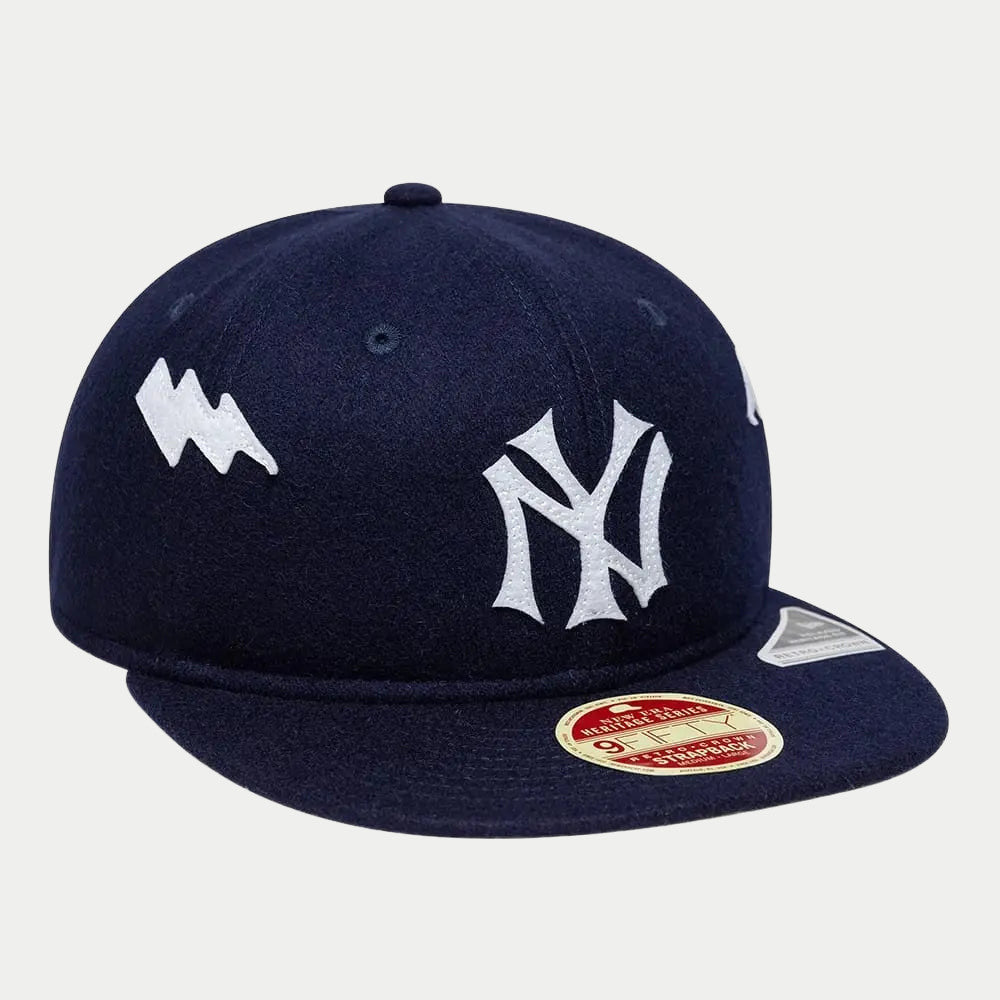 Casquette 9FIFTY Retro Crown New York Yankees MLB Heritage - Bleu Marine - New Era