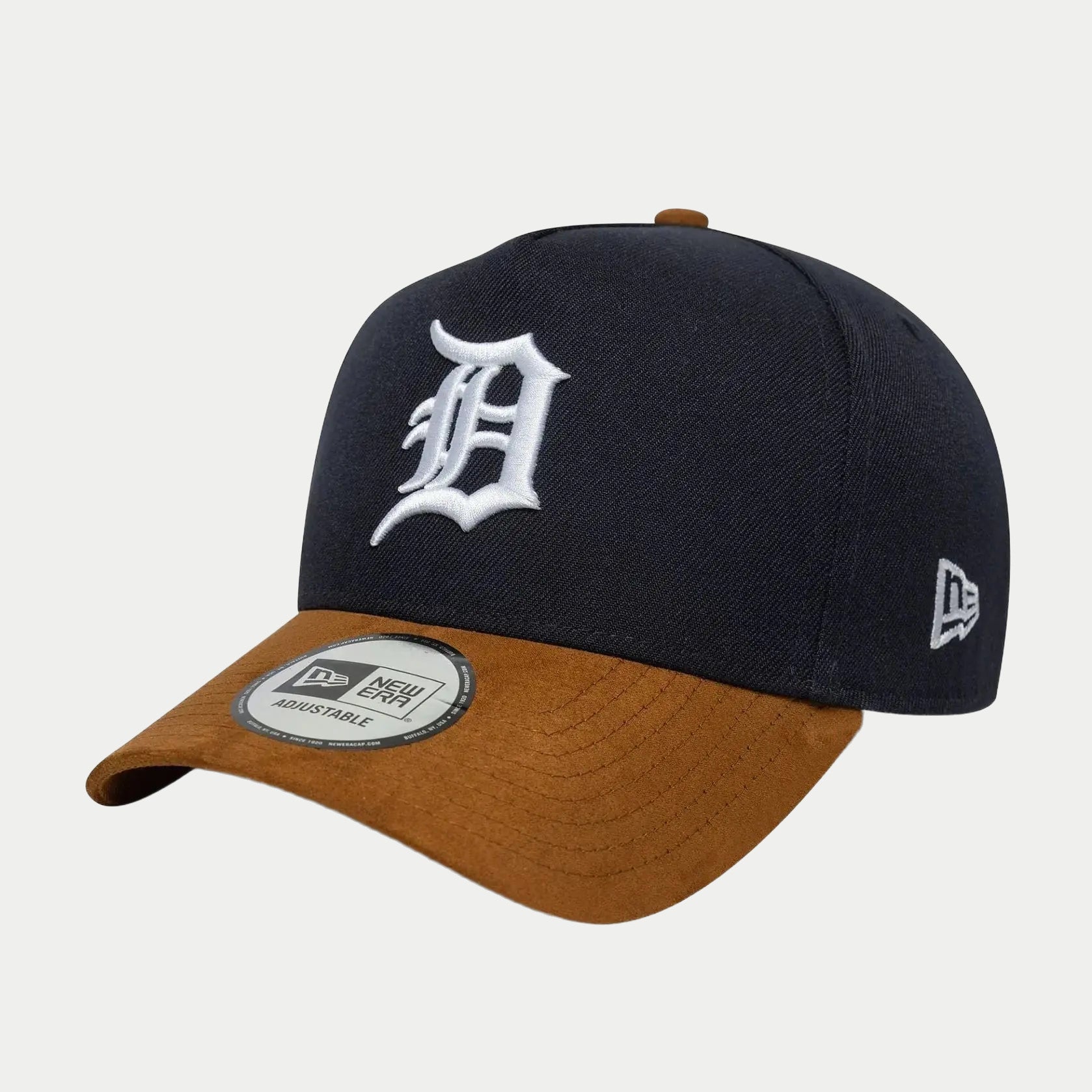 Casquette 9forty E-frame Detroit Tigers Suede Bleu Marine - New Era