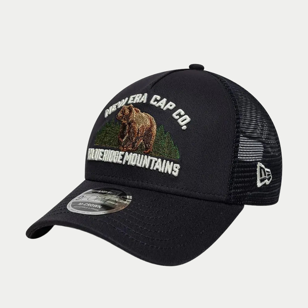 Casquette 9FORTY M-Crown A-Frame Trucker New Era Graphic - Bleu Marine - New Era
