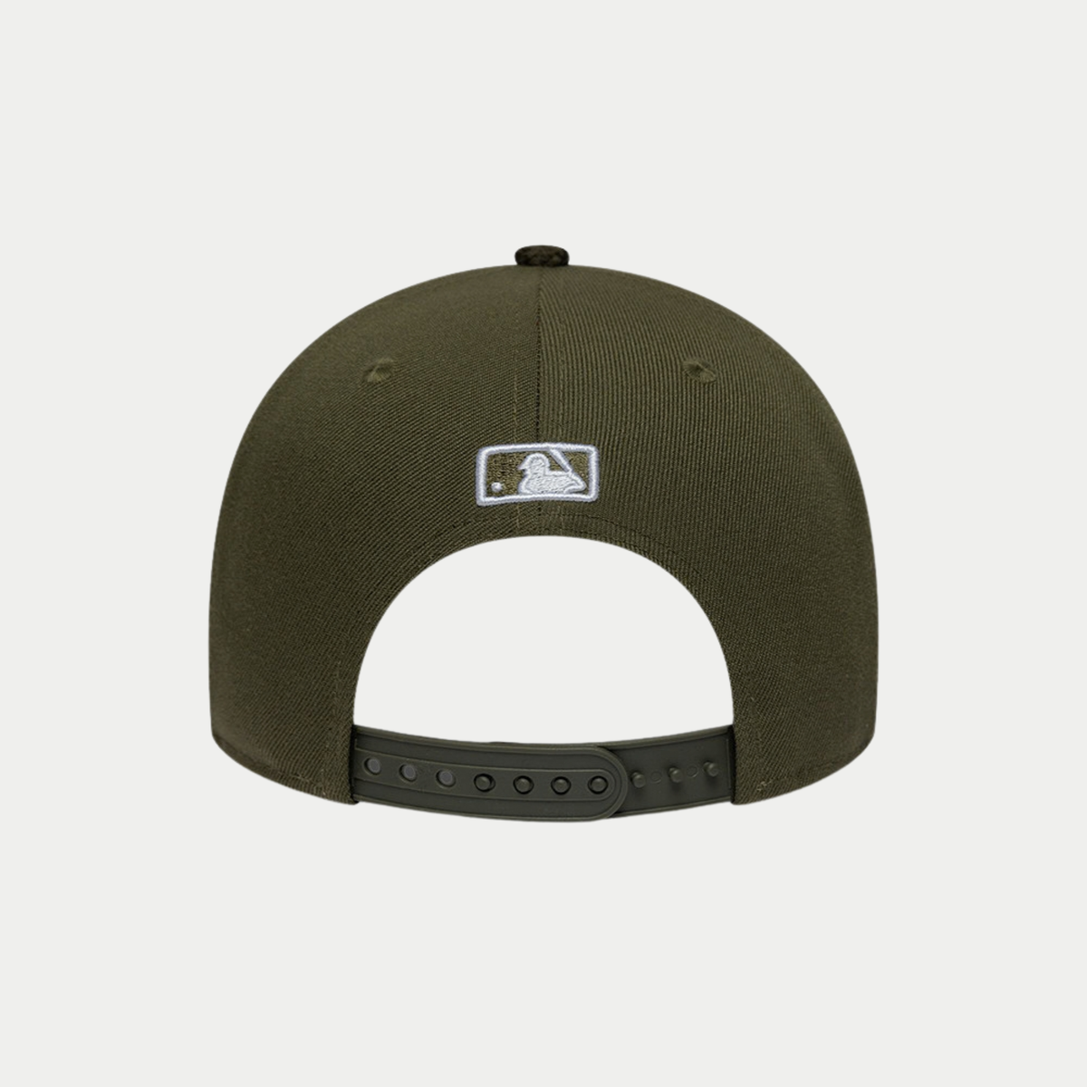 Casquette 9Forty LA Dodgers Cord Visor olive - dos, logo MLB brodé et fermeture snapback
