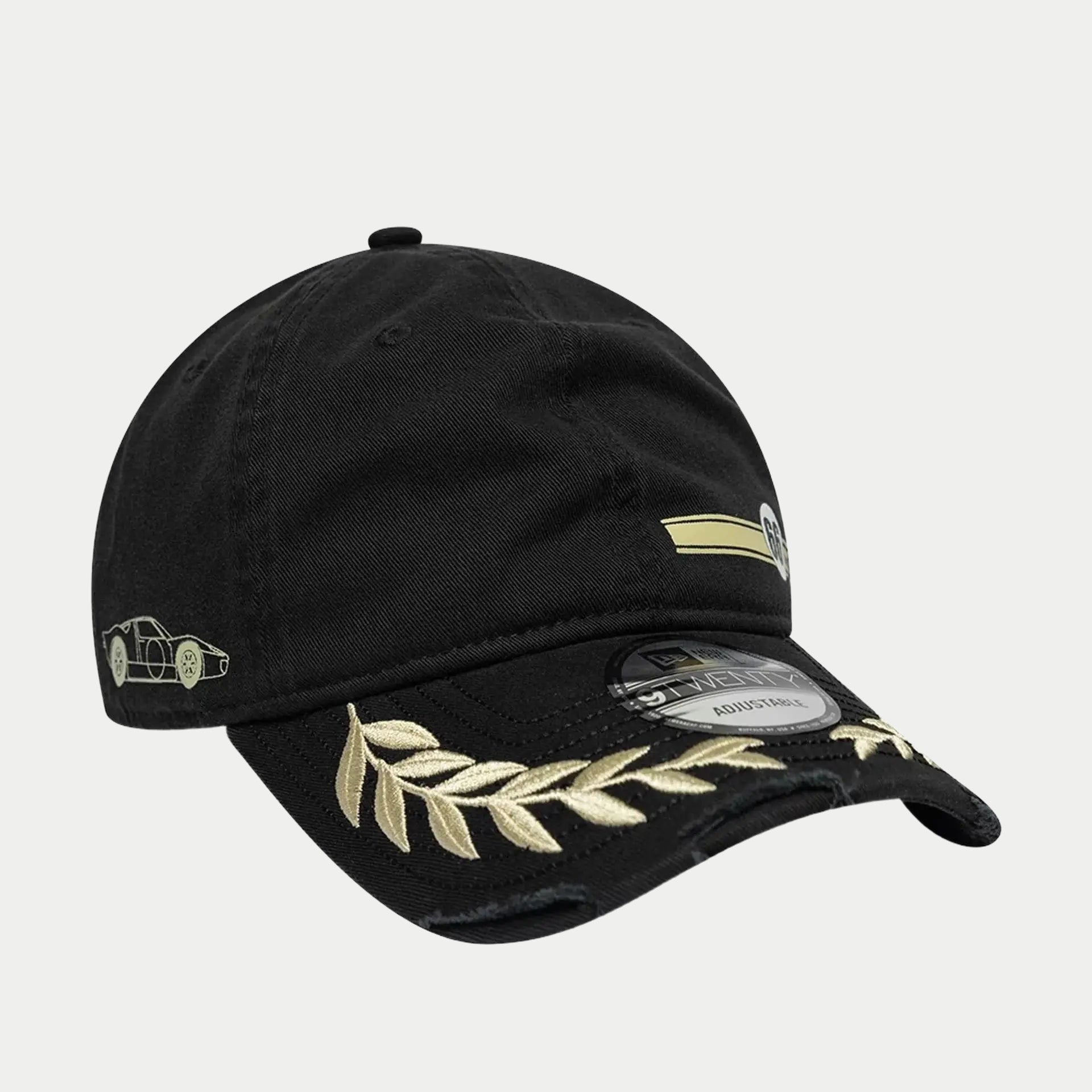 Casquette New Era 9Twenty Graphique Délavé 24H du Mans - Noir - New Era - détail 3