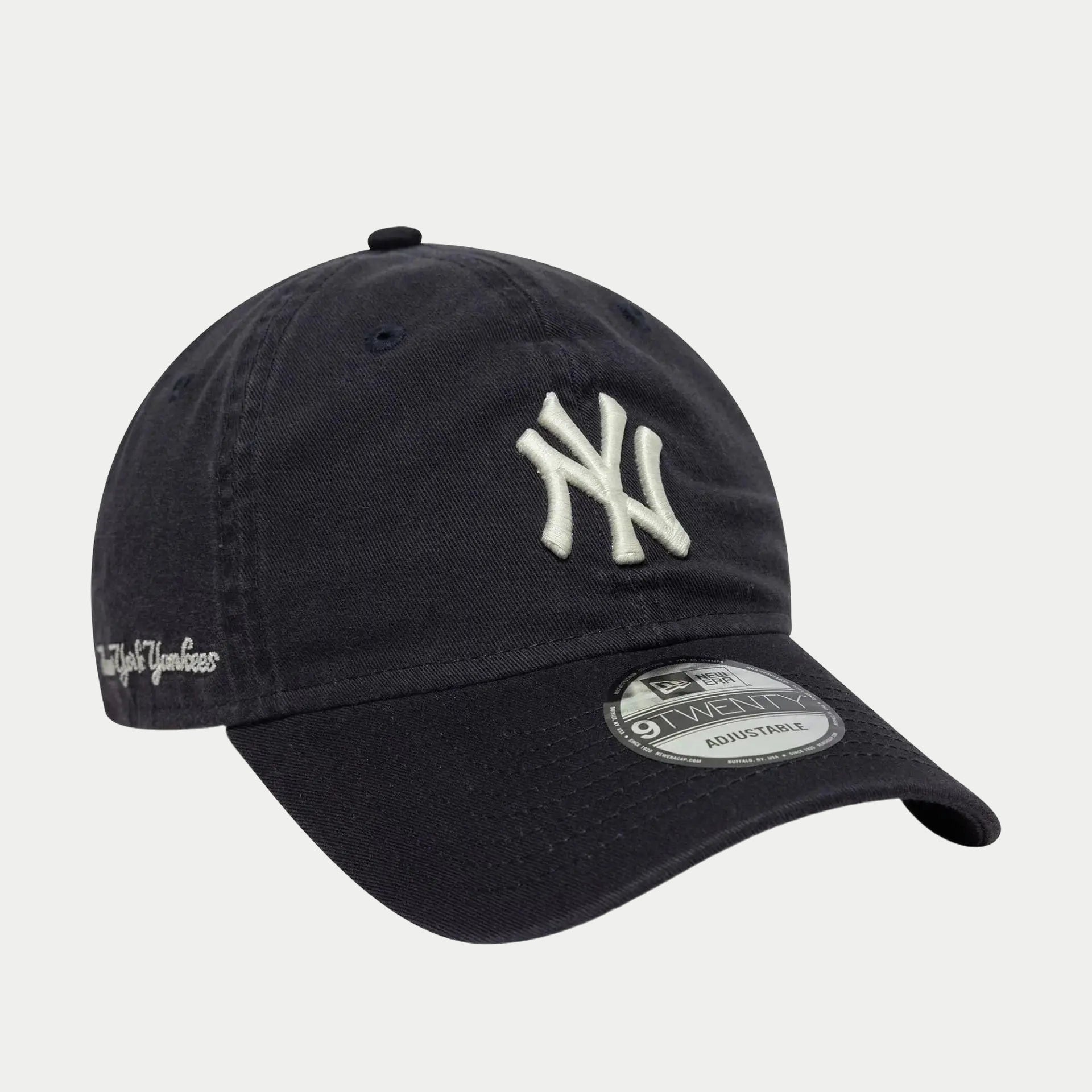 Casquette 9twenty New York Yankees Washed Script Bleu Marine - New Era - détail 3