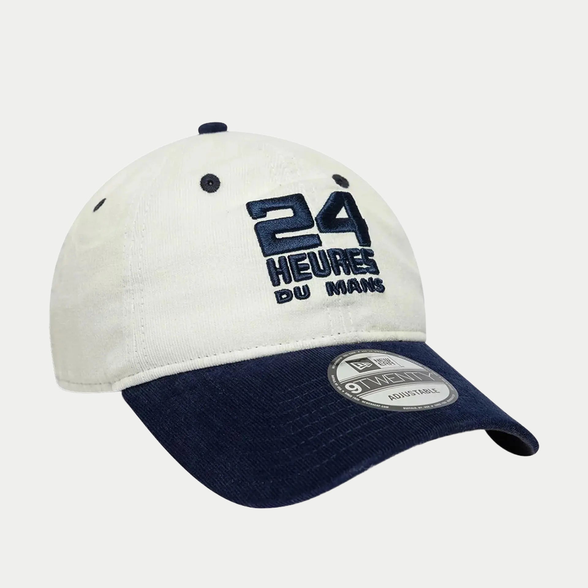 Casquette New Era 9Twenty Contrast Cord 24H du Mans - Crème - New Era