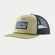 Casquette Airfarer P-6 Logo Weathered Stone : toile beige kaki, filet bleu marine et patch P-6 brodé