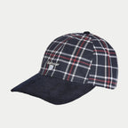 Navy & Red Check