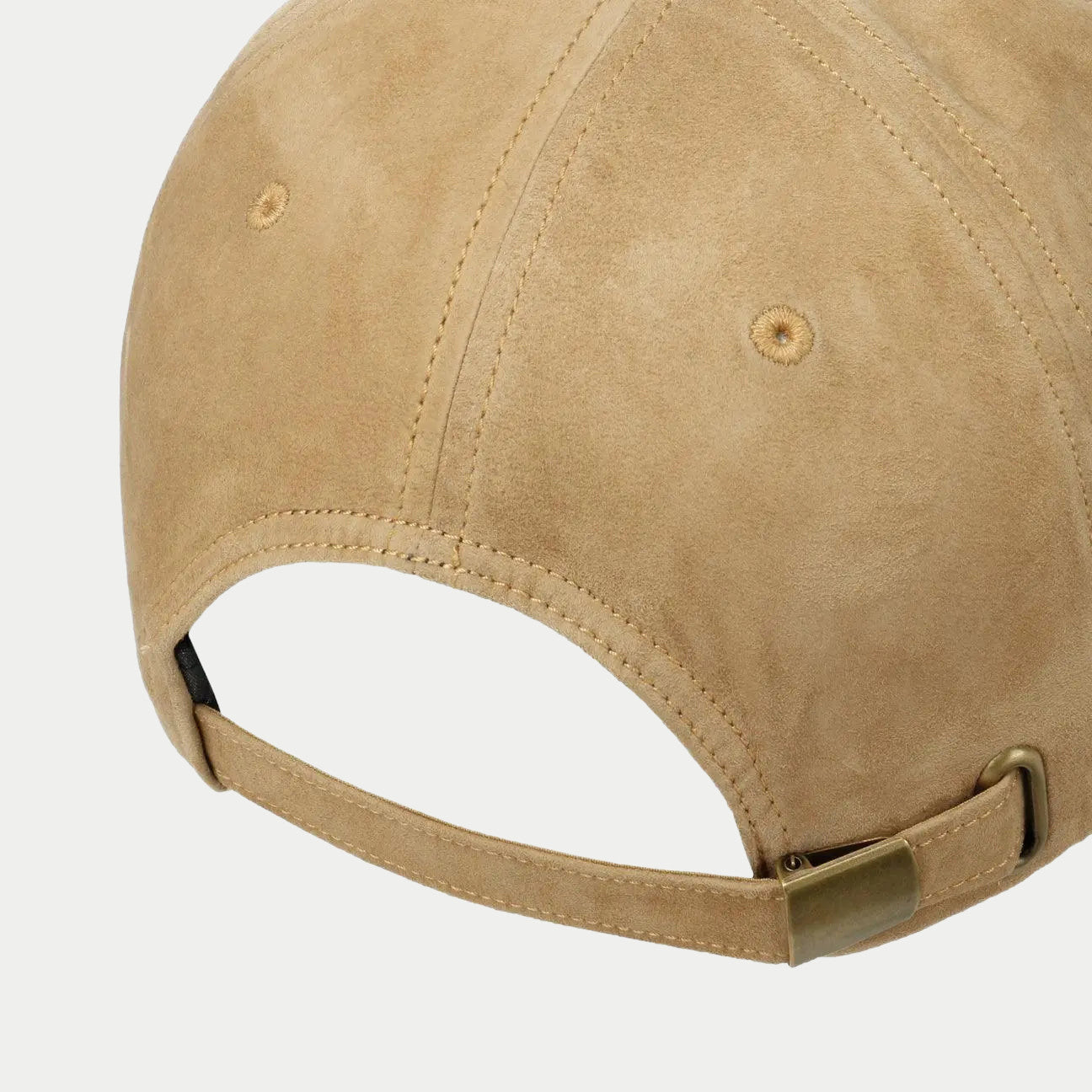Casquette en Cuir Beige - Stetson - détail 5