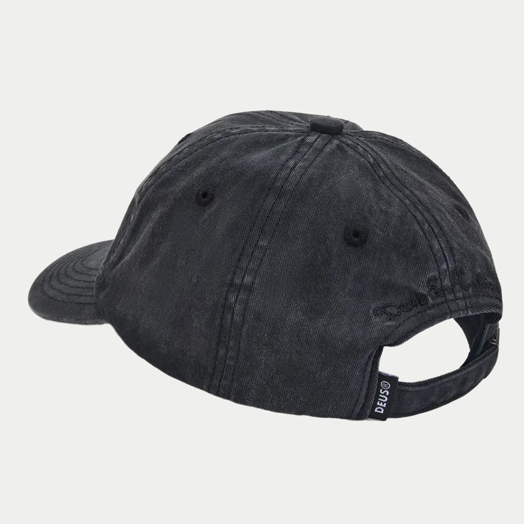 Casquette Garment Dyed - Black - Deus Ex Machina - détail 3
