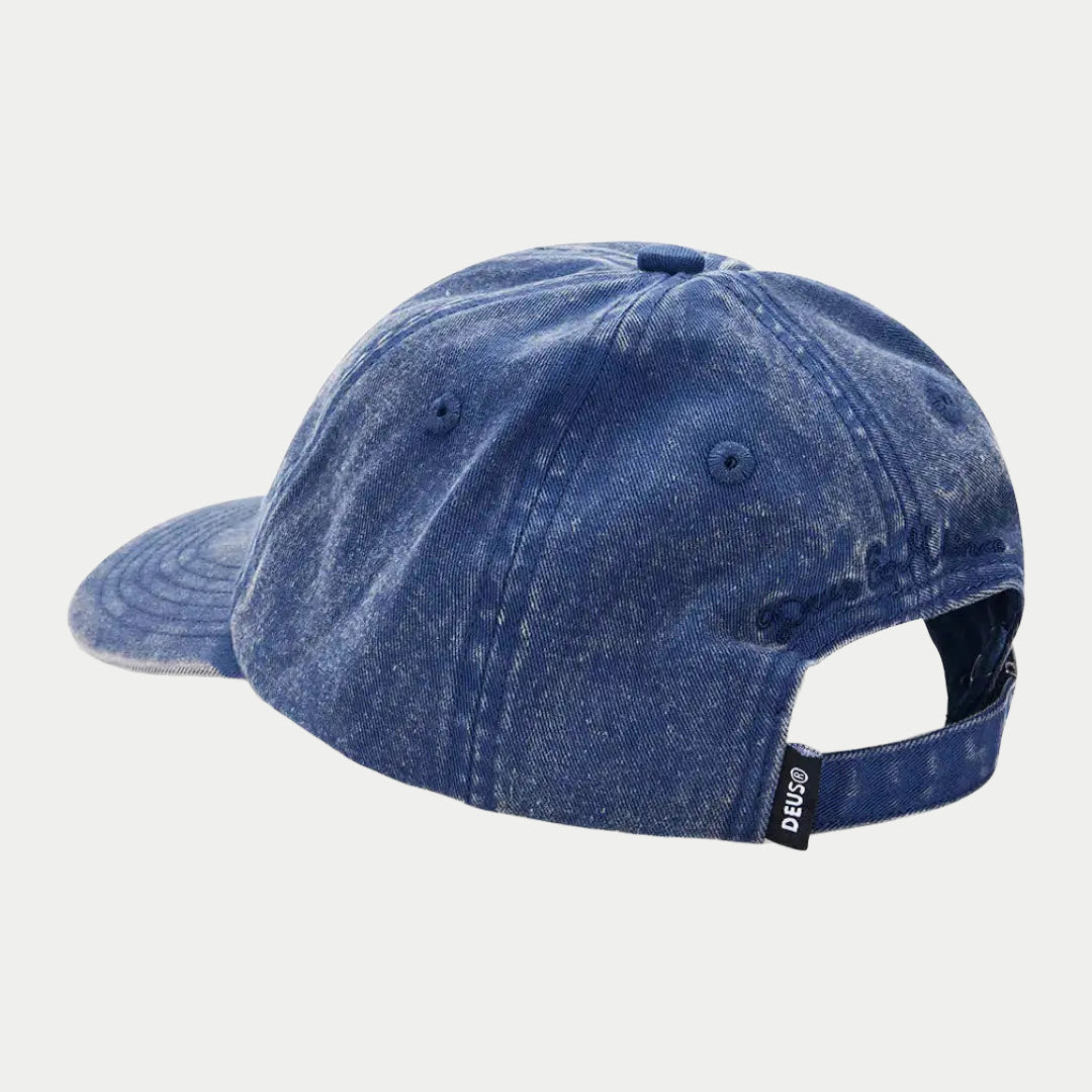 Casquette Garment Dyed - Mechanic Blue - Deus Ex Machina - détail 3