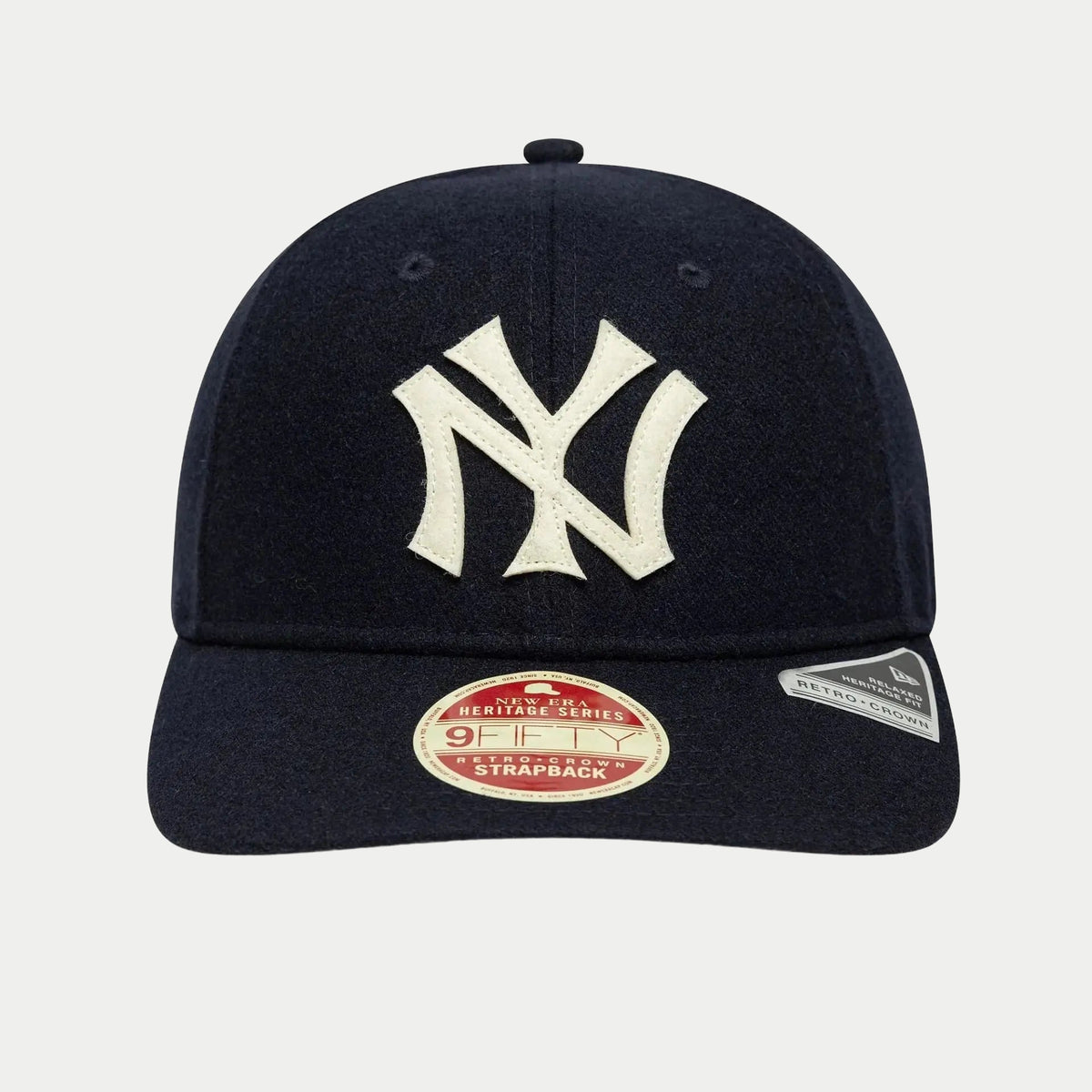 Casquette 9Fifty Laine Retro Crown Heritage New York Yankees Bleu Marine - New Era - détail 2