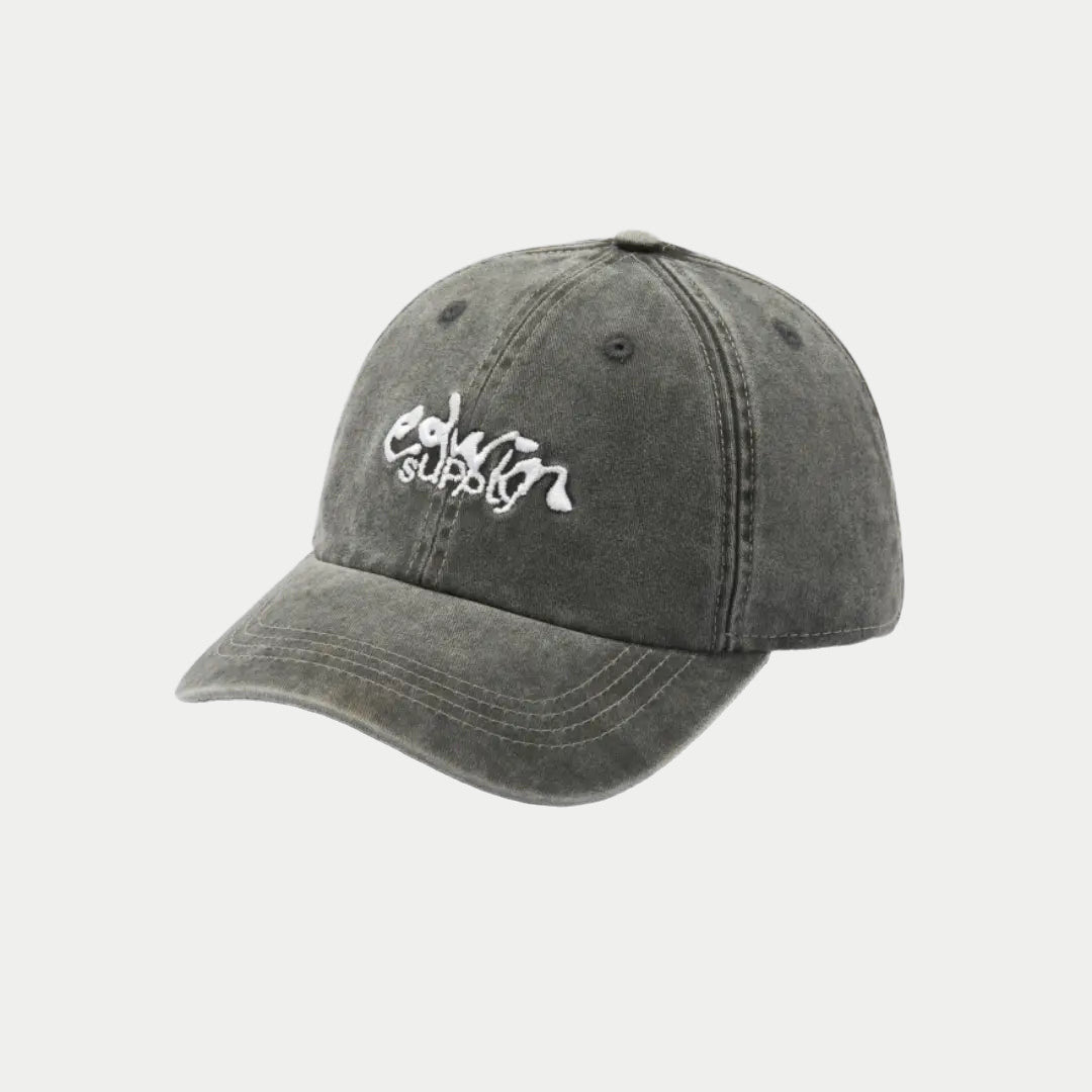 Casquette Soft Washed - Black - Edwin - détail 3