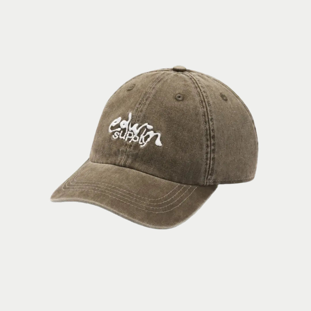 Casquette Soft Washed - Stone - Edwin - détail 3