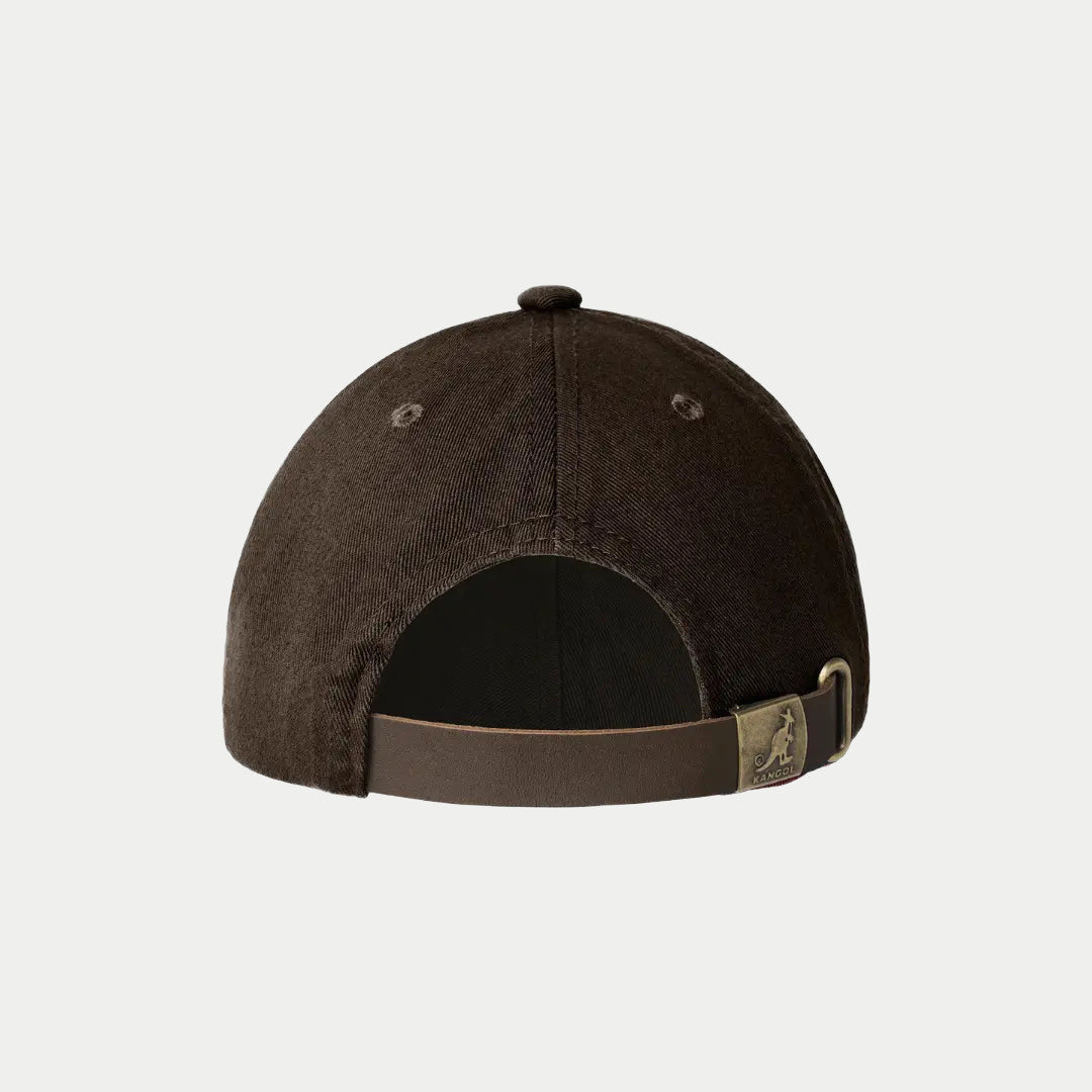 Casquette Washed - Coffee Bean - Kangol - détail 2