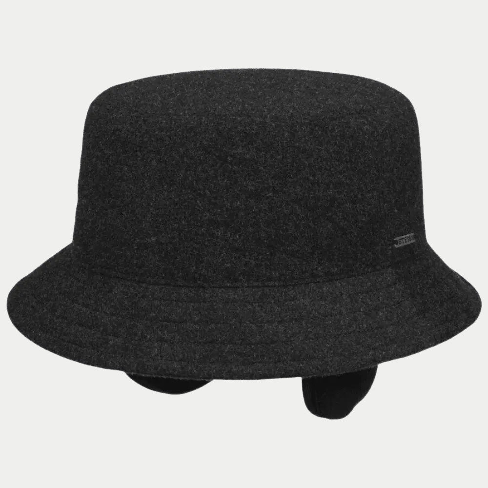 Bob Midval Avec Oreillettes Anthracite - Stetson