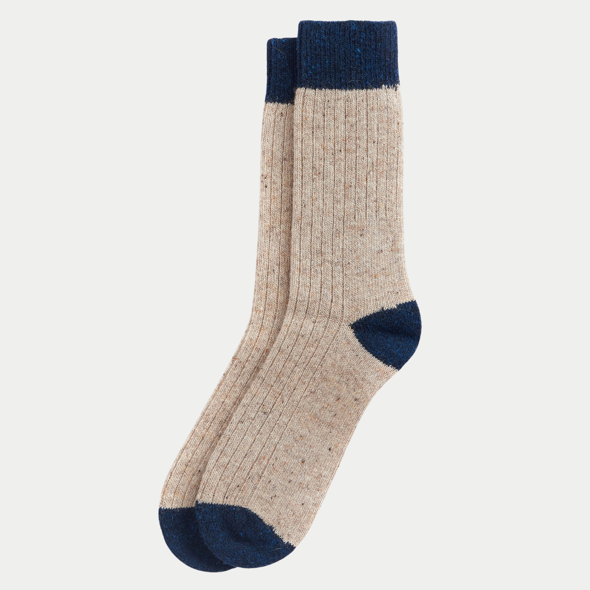Chaussettes Houghton - Stone & Bleu Marine
