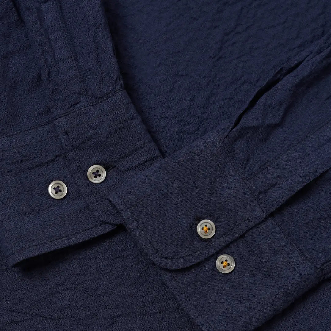 Chemise Attendant - Navy - Universal Works - détail 4