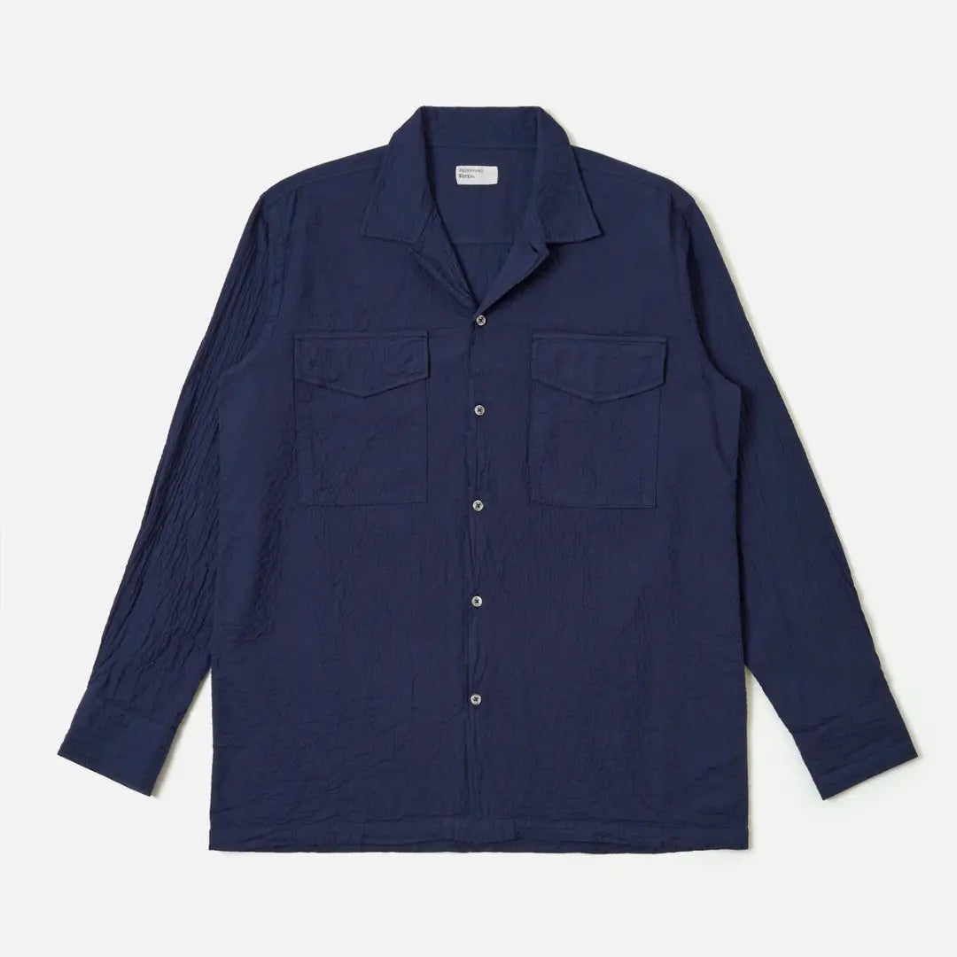 Chemise Attendant - Navy - Universal Works
