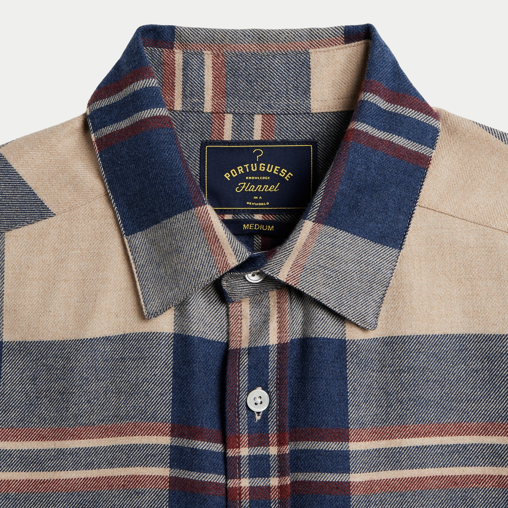 Col classique et étiquette Portuguese Flannel de la chemise Lurdes