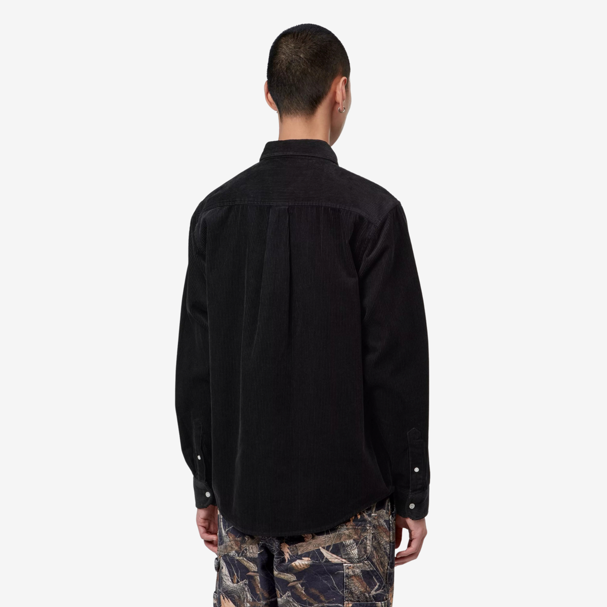Chemise Madison Velours Soot Carhartt WIP - vue portée de dos