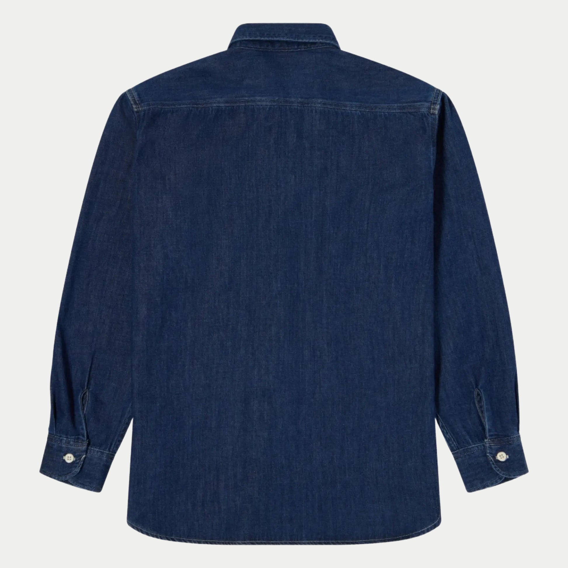 Chemise Work - Blue Dark Used - Edwin - détail 3