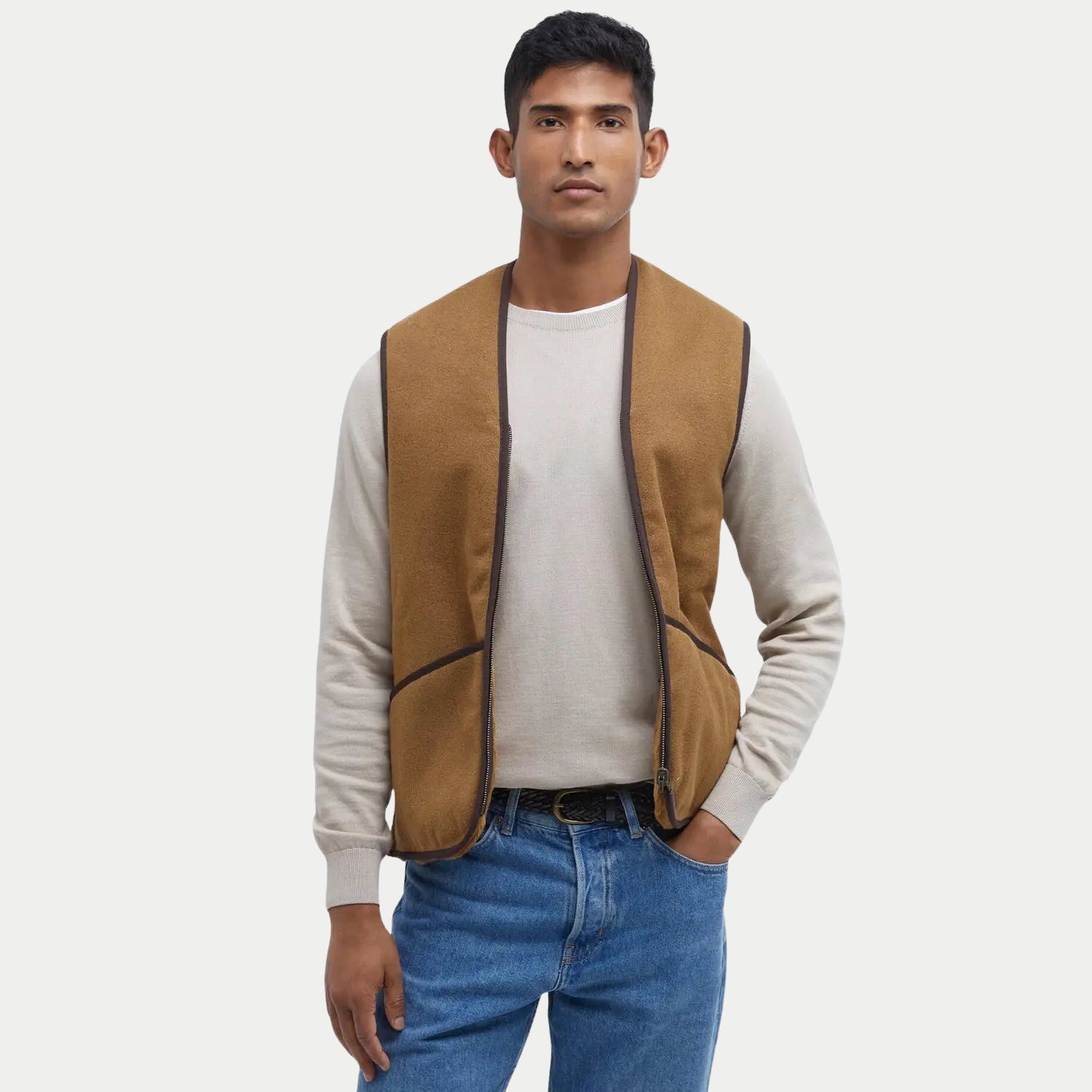 Doublure Warm Pile Fauve - Barbour - détail 3