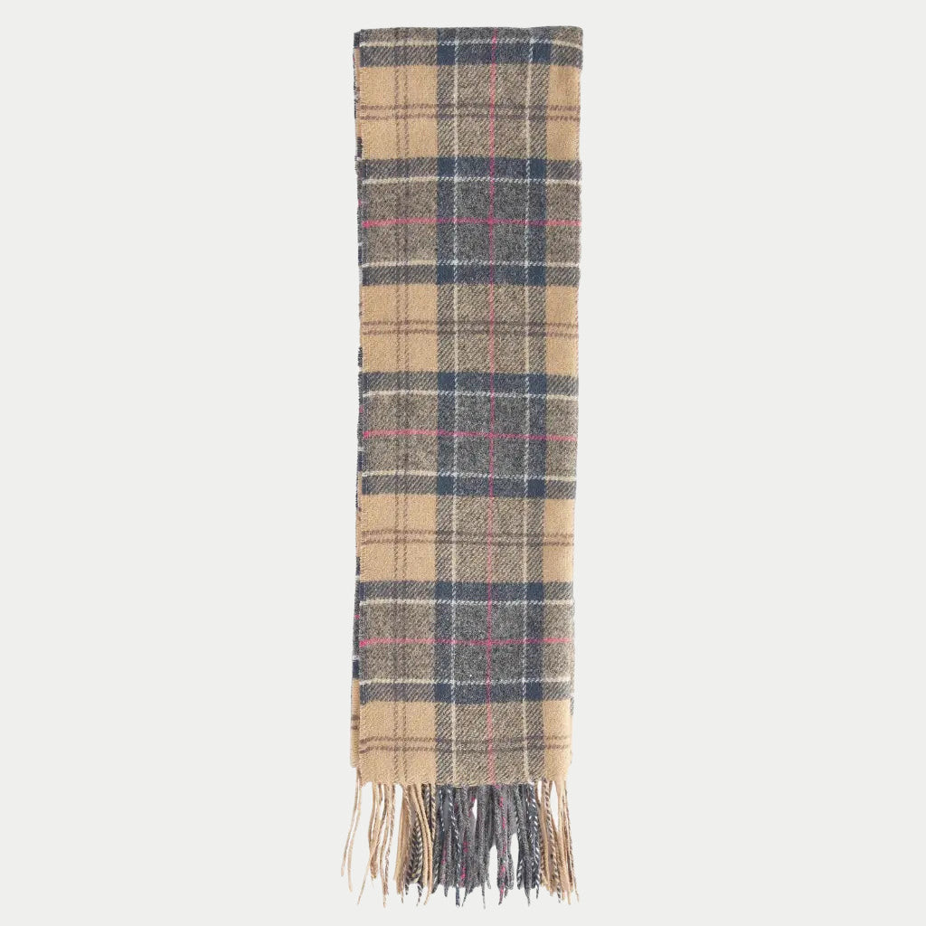 Écharpe Tartan Beige - Barbour - détail 3