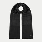 Écharpe Noir à Motif