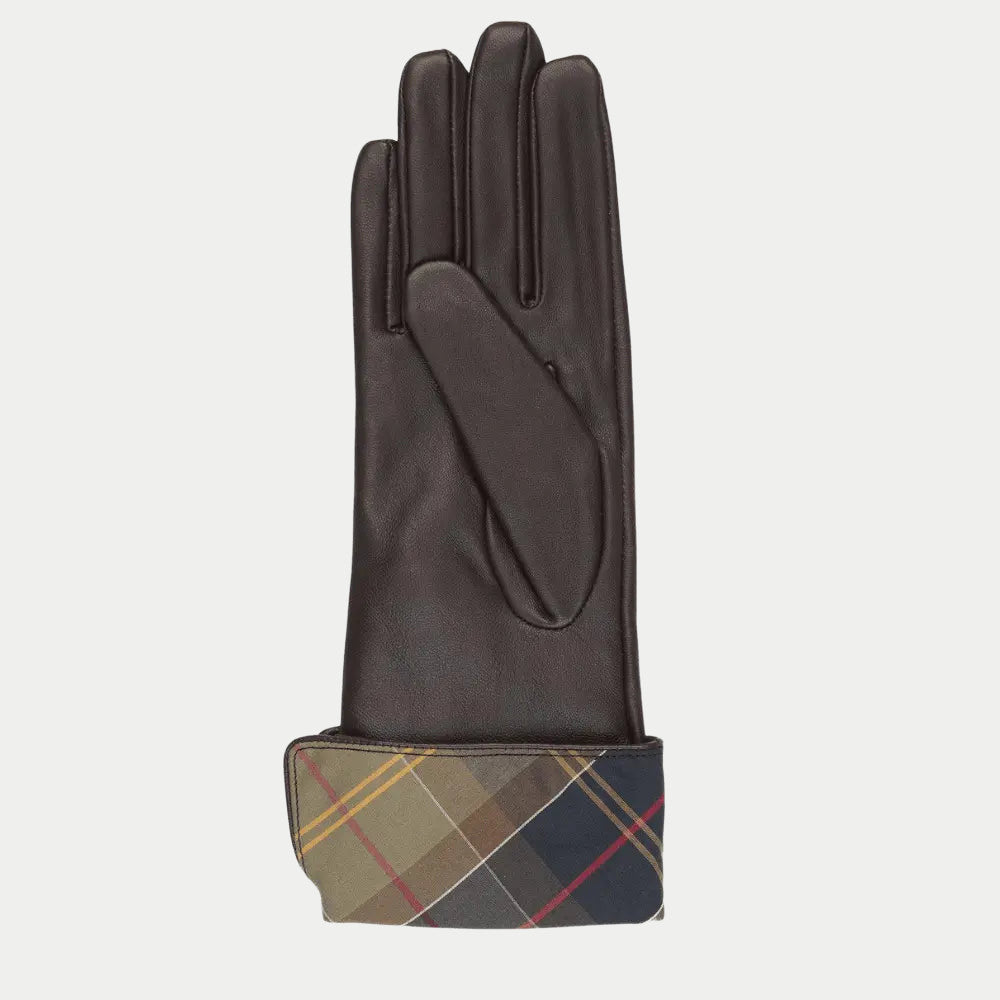 Gants Lady Jane Marrons - Barbour - détail 2