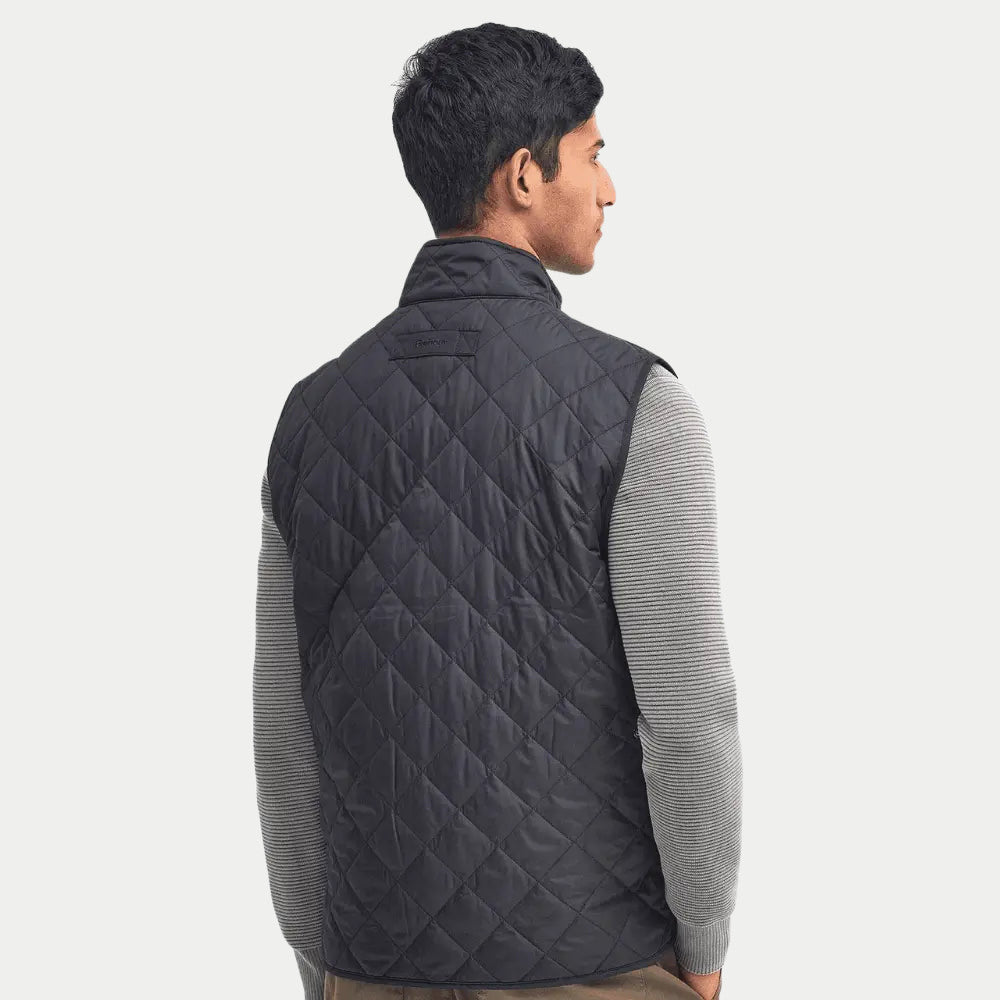Gilet Lowerdale Navy - Barbour - détail 3