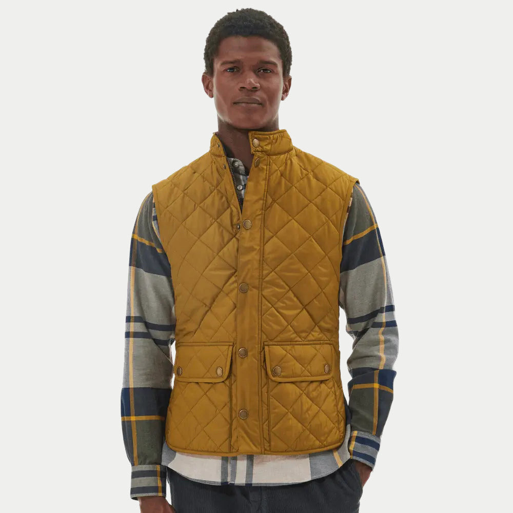 Gilet Lowerdale Ocre - Barbour - détail 2