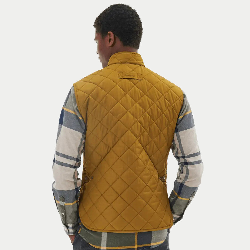 Gilet Lowerdale Ocre - Barbour - détail 3