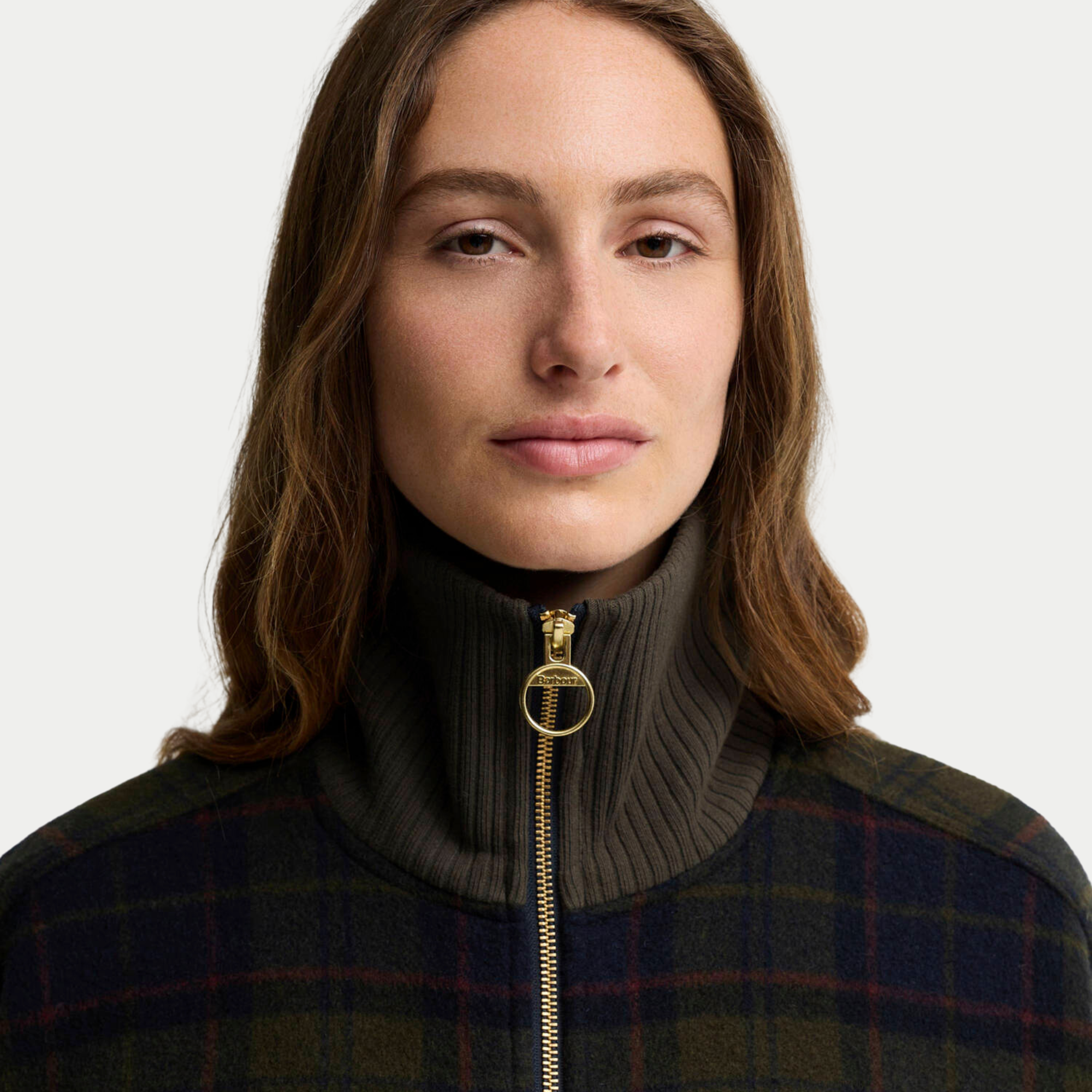 Veste Ivybridge - Tartan Olive Foncé