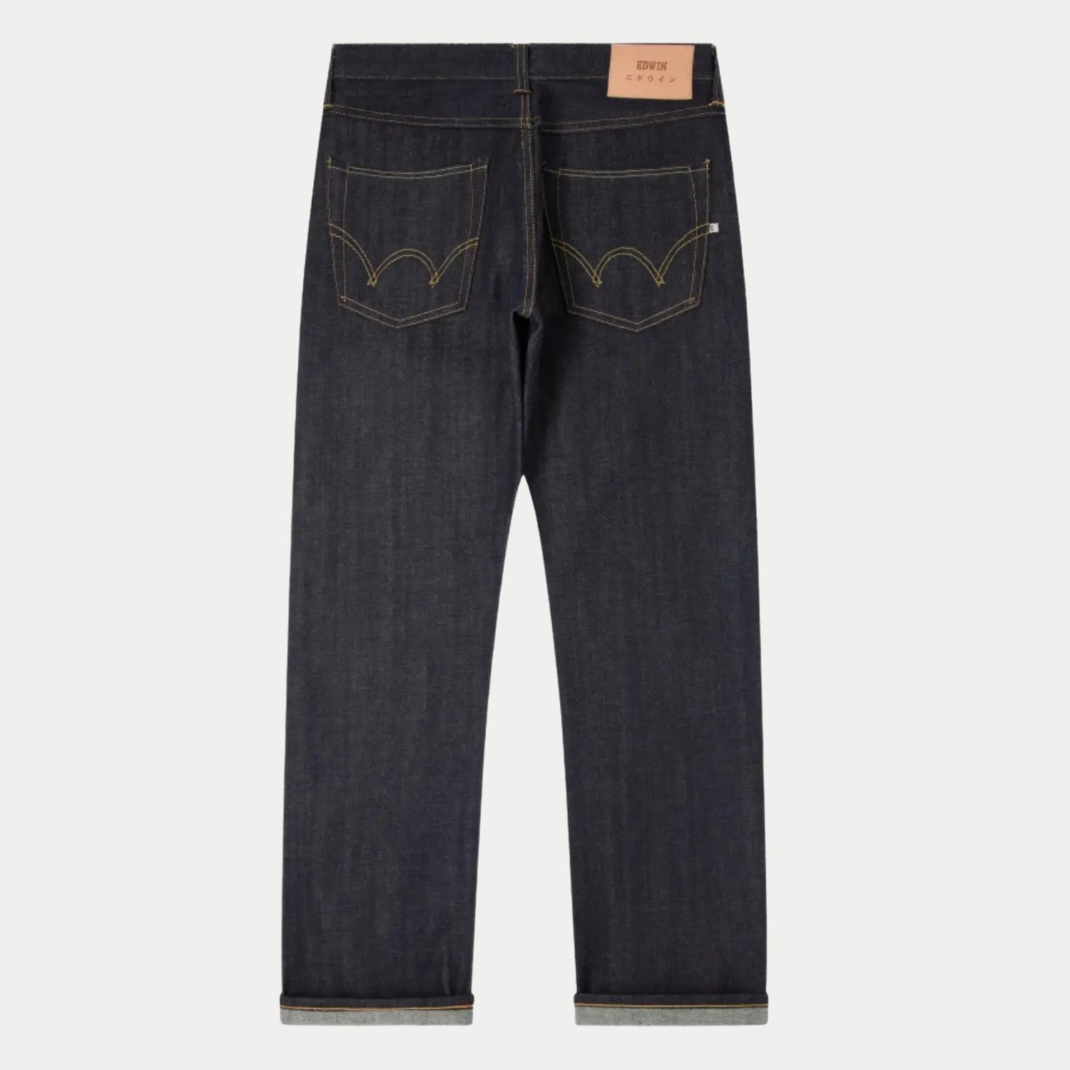 Jean Ed47 Regular Straight - Unwashed - Edwin - détail 2