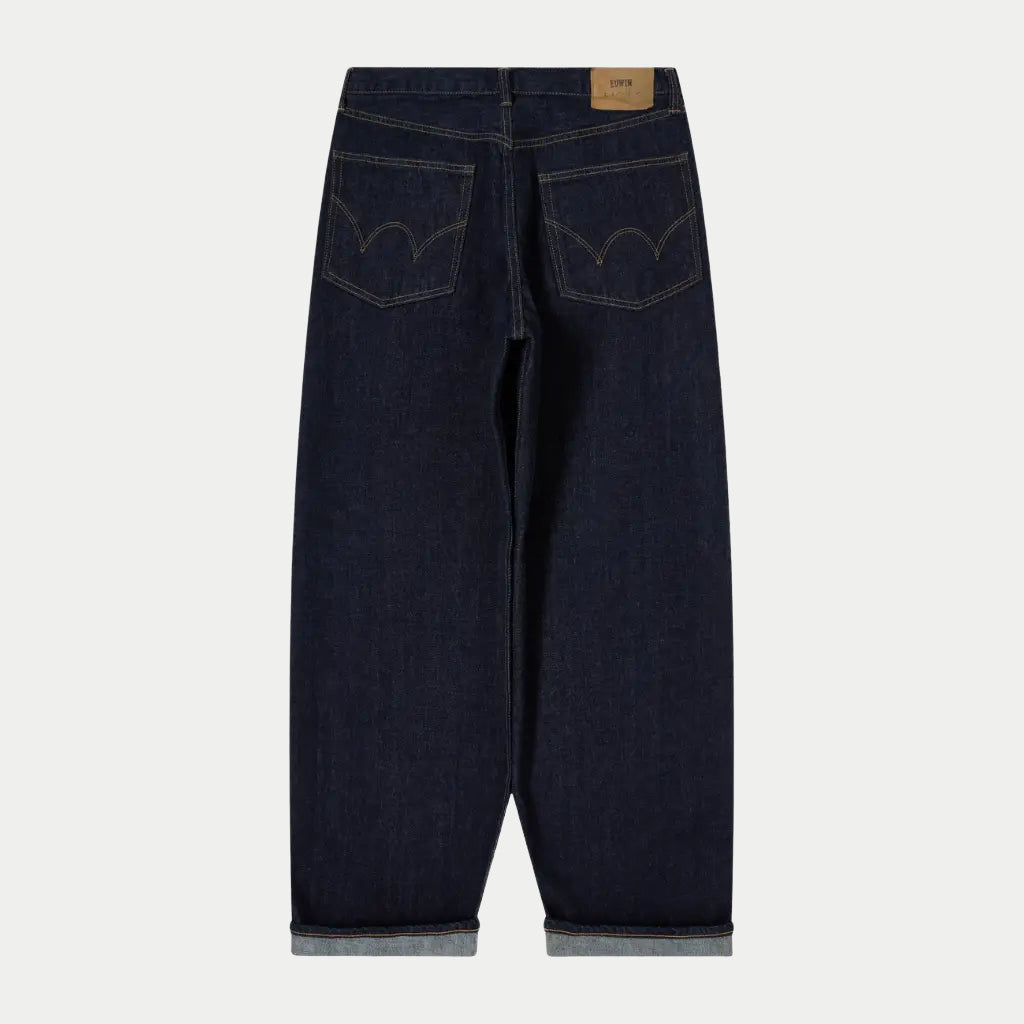 Jean Selvedge Wide Pant - Blue Rinsed - Edwin - détail 2