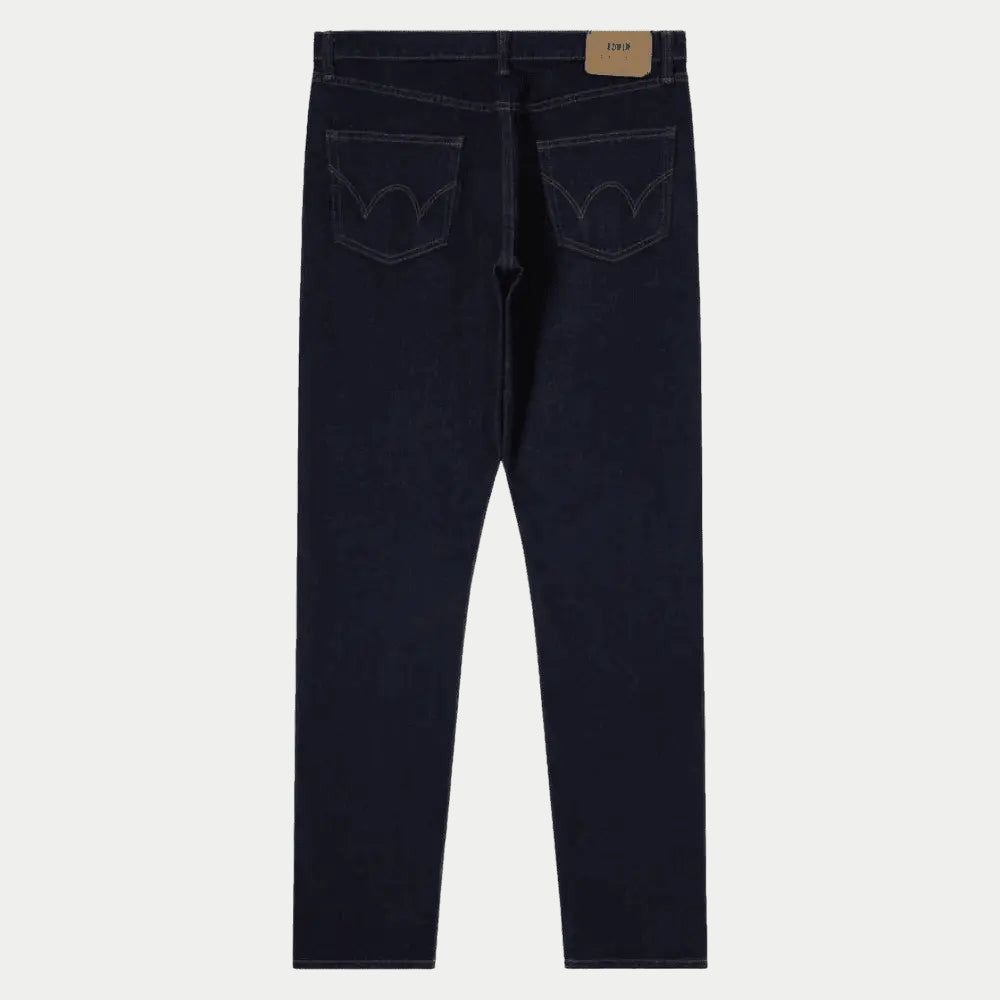 Jean Slim Tapered - Blue Rinsed - Edwin - détail 5