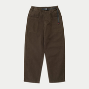 Pantalon Relaxed Hemp Earth Gramicci - packshot face à plat, ceinture sanglée nylon et poches plaquées