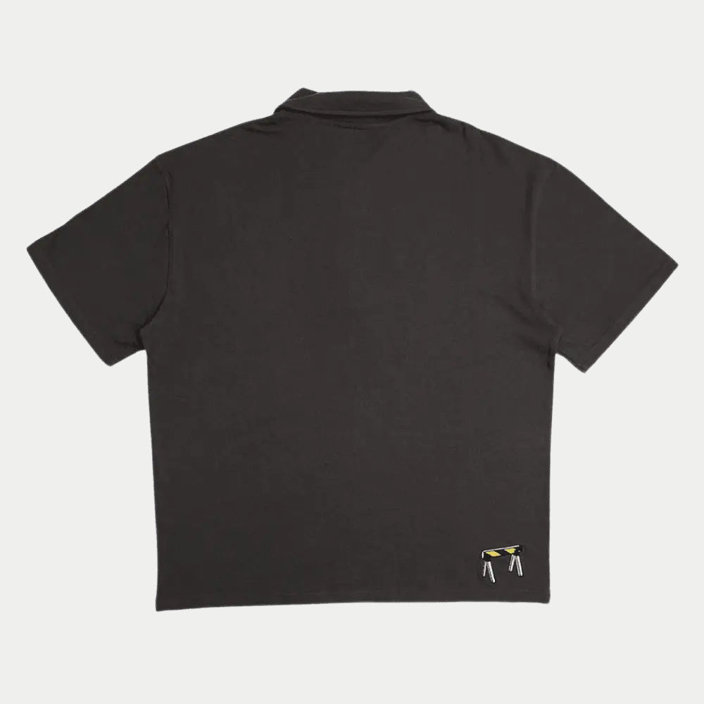 Polo Gaffer Anthracite - Deus Ex Machina - détail 2