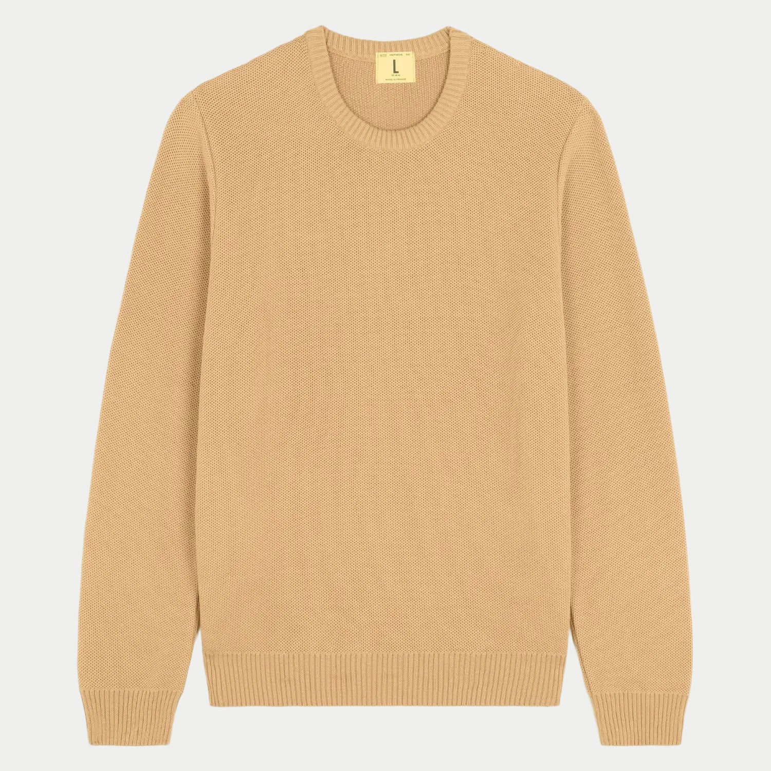 Pull Agop Coton - Camel - Nitto Knitwear
