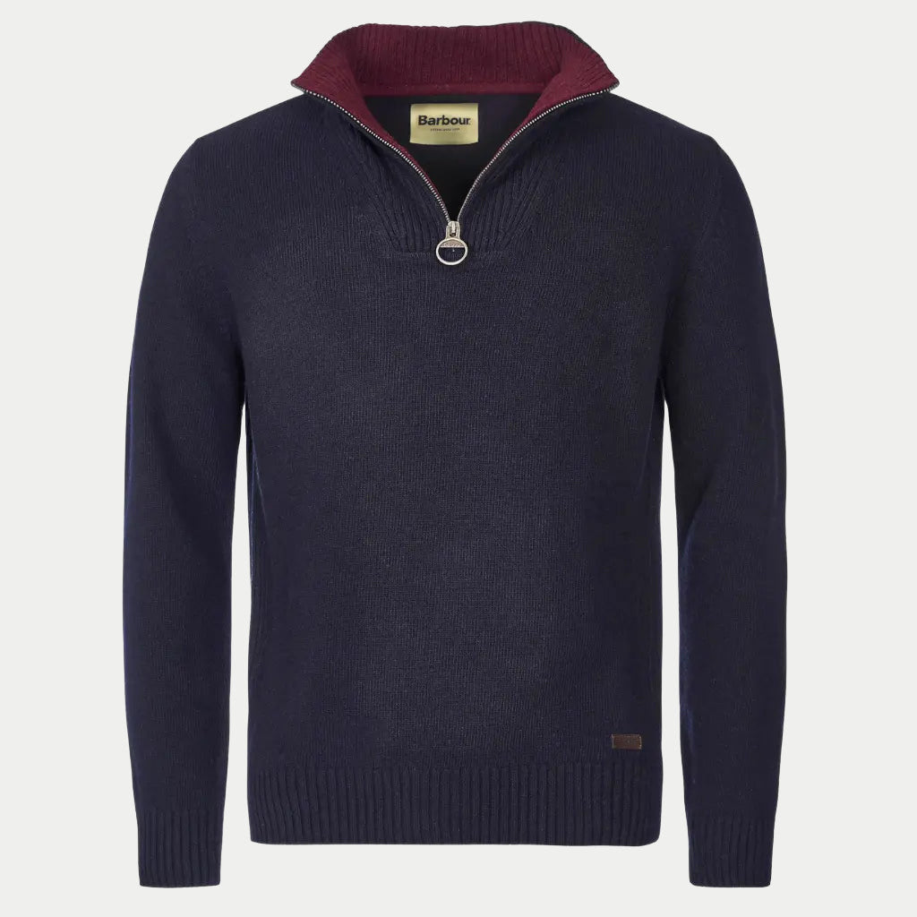 Pull Half Zip Nelson Navy - Barbour