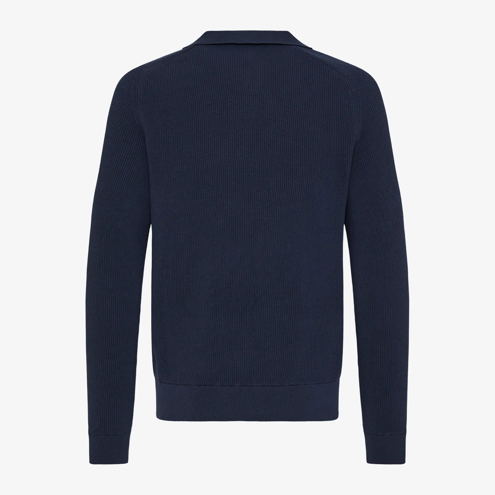 Pull Polo Maille Fine - Navy - Casual Friday - détail 3