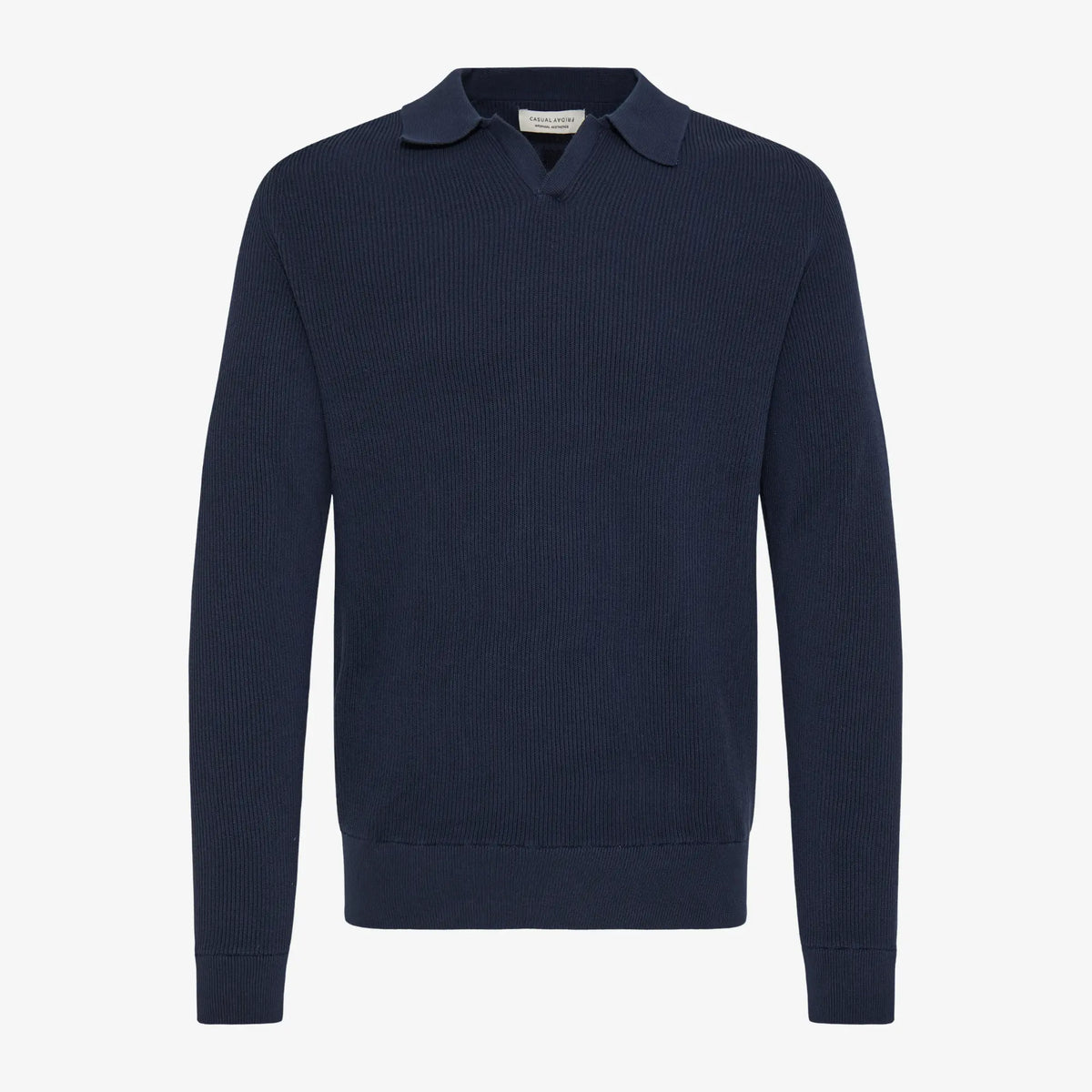 Pull Polo Maille Fine - Navy - Casual Friday