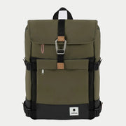 Sac à dos Faguo Commuter vert olive vue de face